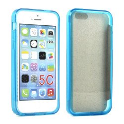 Apple iPhone 5C Crystal Clear Hybrid Case (Blue Clear)
